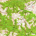 United States Geological Survey Leander, LA (1954, 62500-Scale) digital map