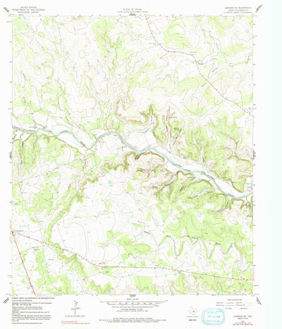 United States Geological Survey Leander NE, TX (1962, 24000-Scale) digital map