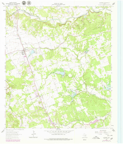 United States Geological Survey Leander, TX (1962, 24000-Scale) digital map