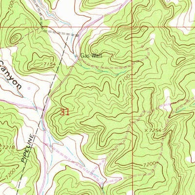 United States Geological Survey Leandro Canyon, NM (1963, 24000-Scale) digital map