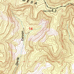 United States Geological Survey Leandro Canyon, NM (1995, 24000-Scale) digital map
