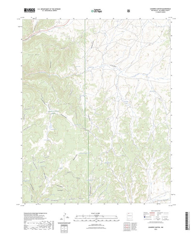 United States Geological Survey Leandro Canyon, NM (2023, 24000-Scale) digital map