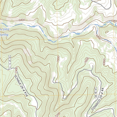 United States Geological Survey Leandro Canyon, NM (2023, 24000-Scale) digital map