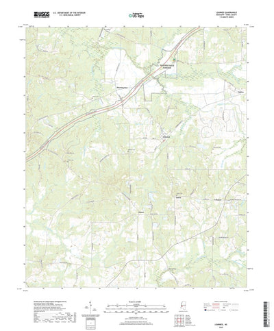 United States Geological Survey Learned, MS (2020, 24000-Scale) digital map