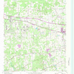 United States Geological Survey Leary, TX (1954, 24000-Scale) digital map