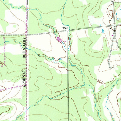 United States Geological Survey Leary, TX (1954, 24000-Scale) digital map