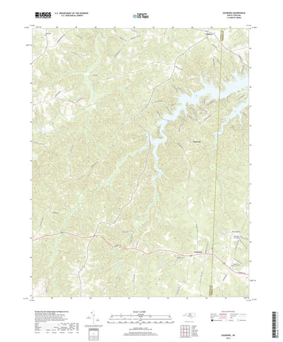United States Geological Survey Leasburg, NC (2019, 24000-Scale) digital map