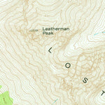 United States Geological Survey Leatherman Peak, ID (1967, 24000-Scale) digital map