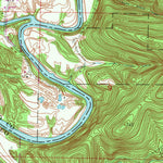 United States Geological Survey Leavenworth, IN-KY (1970, 24000-Scale) digital map