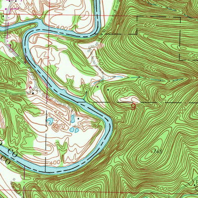 United States Geological Survey Leavenworth, IN-KY (1970, 24000-Scale) digital map