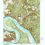 United States Geological Survey Leavenworth, IN-KY (1998, 24000-Scale) digital map