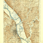 United States Geological Survey Leavenworth, KS-MO (1910, 62500-Scale) digital map
