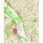 United States Geological Survey Leavenworth, KS-MO (1948, 62500-Scale) digital map