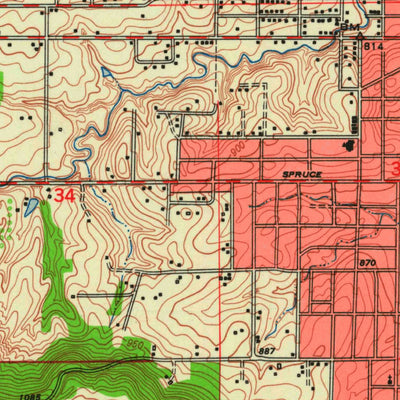 United States Geological Survey Leavenworth, KS-MO (1951, 24000-Scale) digital map