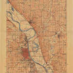 United States Geological Survey Leavenworth, KS-MO (1951, 62500-Scale) digital map