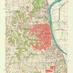 United States Geological Survey Leavenworth, KS-MO (1984, 24000-Scale) digital map