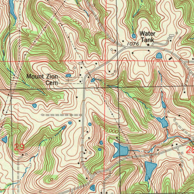 United States Geological Survey Leavenworth, KS-MO (1984, 24000-Scale) digital map