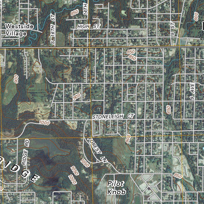 United States Geological Survey Leavenworth, KS-MO (2009, 24000-Scale) digital map