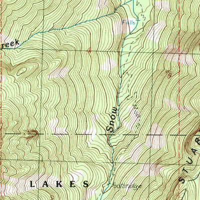 United States Geological Survey Leavenworth, WA (1989, 24000-Scale) digital map