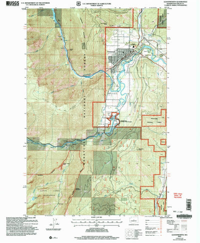 United States Geological Survey Leavenworth, WA (2003, 24000-Scale) digital map