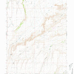 United States Geological Survey Leavitt Bench, WY (1964, 24000-Scale) digital map