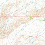 United States Geological Survey Leavitt Bench, WY (1964, 24000-Scale) digital map