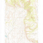 United States Geological Survey Leavitt Reservoir, WY (1960, 24000-Scale) digital map