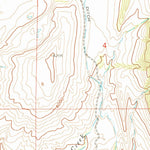 United States Geological Survey Leavitt Reservoir, WY (1960, 24000-Scale) digital map