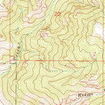 United States Geological Survey Leavitt Reservoir, WY (1960, 24000-Scale) digital map