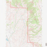 United States Geological Survey Leavitt Reservoir, WY (1993, 24000-Scale) digital map