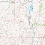 United States Geological Survey Leavitt Reservoir, WY (1993, 24000-Scale) digital map
