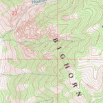 United States Geological Survey Leavitt Reservoir, WY (1993, 24000-Scale) digital map