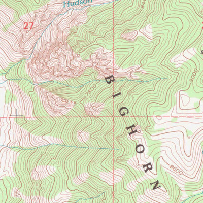 United States Geological Survey Leavitt Reservoir, WY (1993, 24000-Scale) digital map