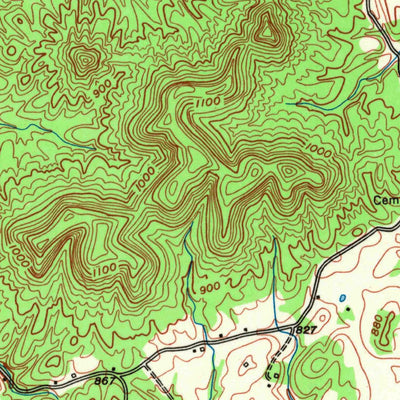 United States Geological Survey Lebanon East, KY (1953, 24000-Scale) digital map
