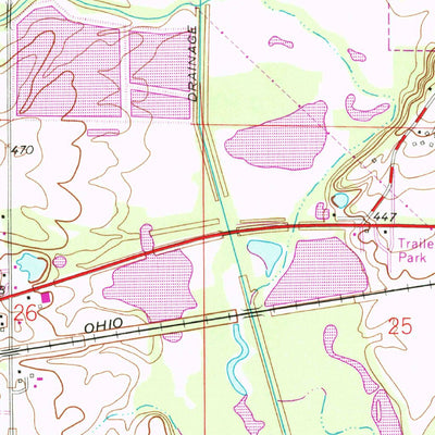 United States Geological Survey Lebanon, IL (1954, 24000-Scale) digital map
