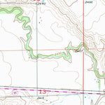United States Geological Survey Lebanon, NE-KS (1957, 24000-Scale) digital map
