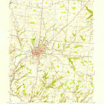 United States Geological Survey Lebanon, OH (1955, 24000-Scale) digital map