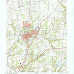 United States Geological Survey Lebanon, OH (1966, 24000-Scale) digital map