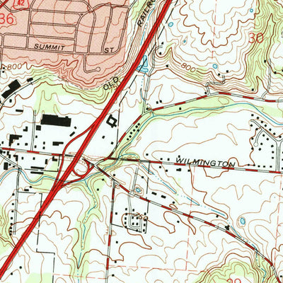 United States Geological Survey Lebanon, OH (1966, 24000-Scale) digital map