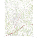 United States Geological Survey Lebanon, OH (2023, 24000-Scale) digital map
