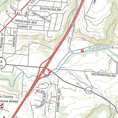 United States Geological Survey Lebanon, OH (2023, 24000-Scale) digital map