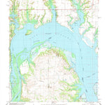 United States Geological Survey Lebanon, OK-TX (1982, 24000-Scale) digital map