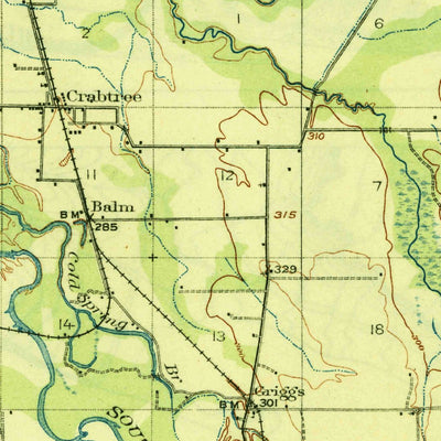 United States Geological Survey Lebanon, OR (1924, 62500-Scale) digital map