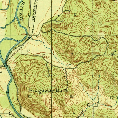 United States Geological Survey Lebanon, OR (1924, 62500-Scale) digital map