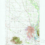 United States Geological Survey Lebanon, OR (1969, 24000-Scale) digital map