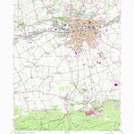 United States Geological Survey Lebanon, PA (1955, 24000-Scale) digital map