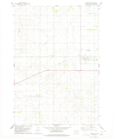 United States Geological Survey Lebanon, SD (1978, 24000-Scale) digital map