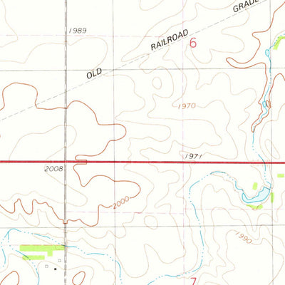 United States Geological Survey Lebanon, SD (1978, 24000-Scale) digital map