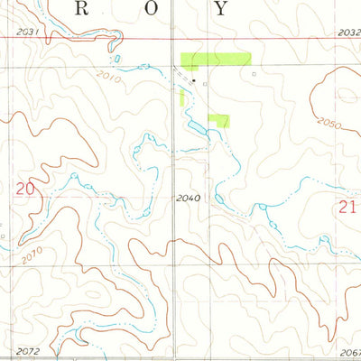 United States Geological Survey Lebanon, SD (1978, 24000-Scale) digital map