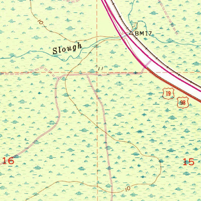 United States Geological Survey Lebanon Station, FL (1955, 24000-Scale) digital map